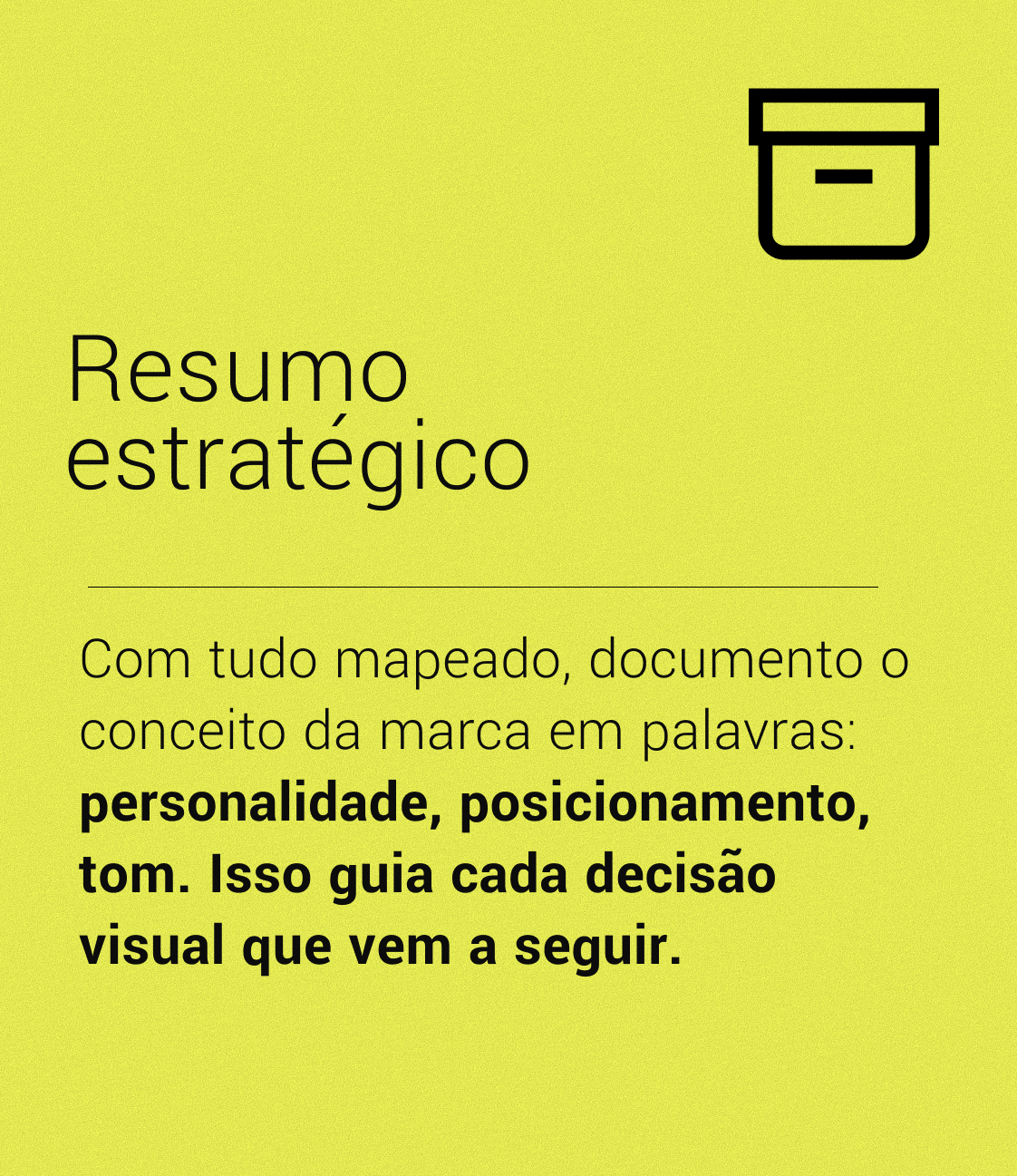 Resumo estratégico